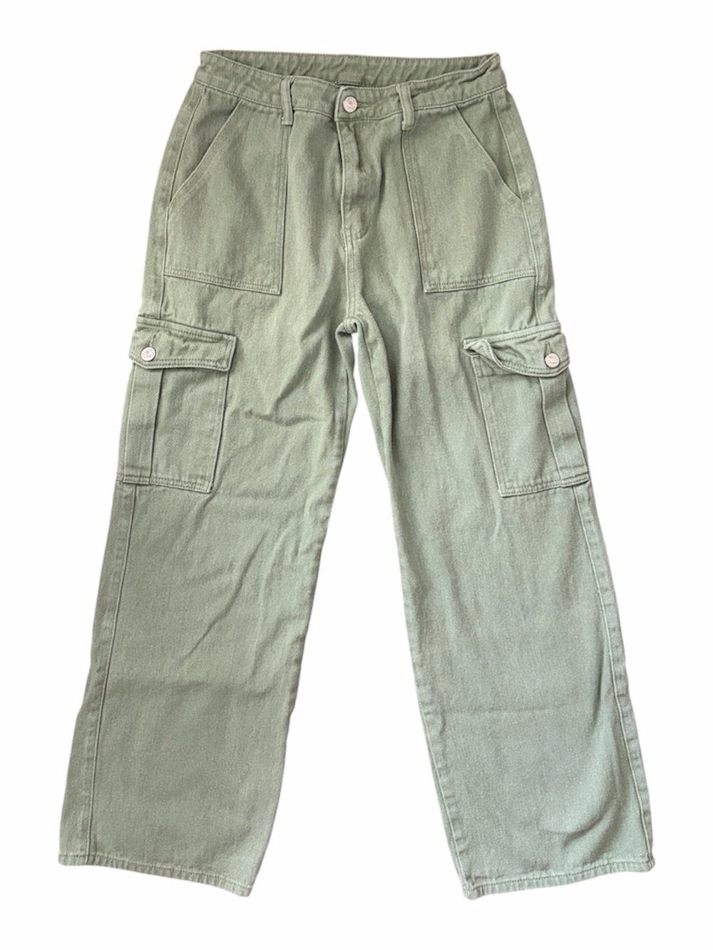 Cider High Waisted Cargo Jeans Size Large